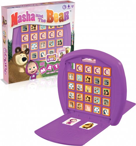 Настольная игра - Настольная игра Top Trumps Match Masha and the Bear ENG