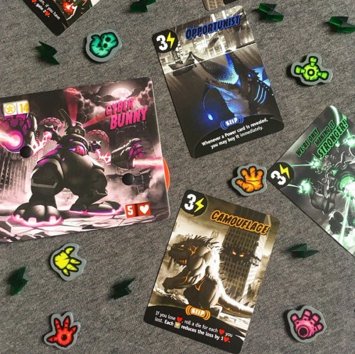 Настольная игра - Настільна гра King of Tokyo Dark Edition (Володар Токіо Темне видання) ENG