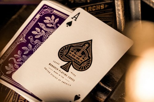 Игральные карты - Гральні Карти Theory11 Monarchs Purple