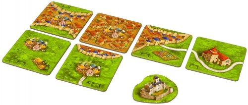 Настольная игра - Настольная игра Каркассон 2019. Мосты, замки и базары (дополнение)