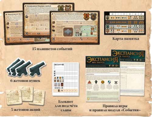 Настольная игра - Настольная игра Экспансия. Век паруса (Endeavor. Age of Expansion)