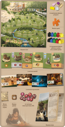 Настольная игра - Настольная игра Келюс 1303 (Caylus 1303)