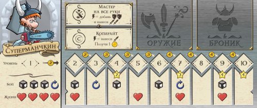 Настольная игра - Настільна гра Манчкін. Підземелля (Munchkin Dungeon)
