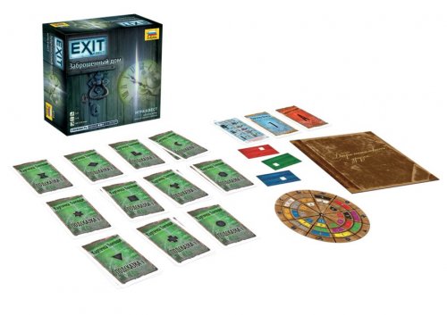Настольная игра - Настольная игра EXIT: Квест. Заброшенный дом (EXIT: The Game – The Abandoned Cabin)