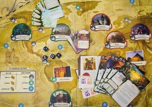 Настольная игра - Настільна гра Стародавній жах (Eldritch Horror)