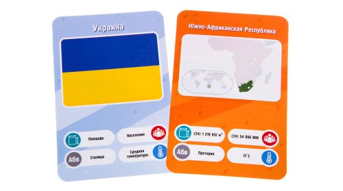 Настольная игра - Настільна гра Це факт! Країни RUS