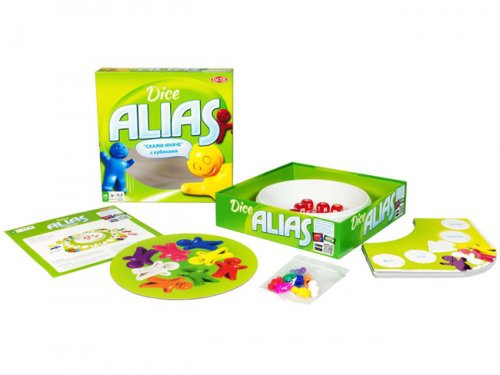 Настольная игра - Настільна гра Alias Dice (Еліас з Кубиками)