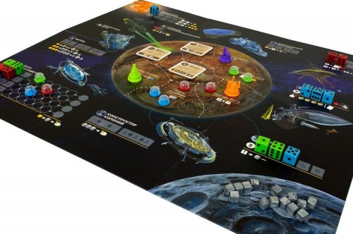 Настольная игра - Настольная игра Чужие рубежи (Alien Frontiers) RUS