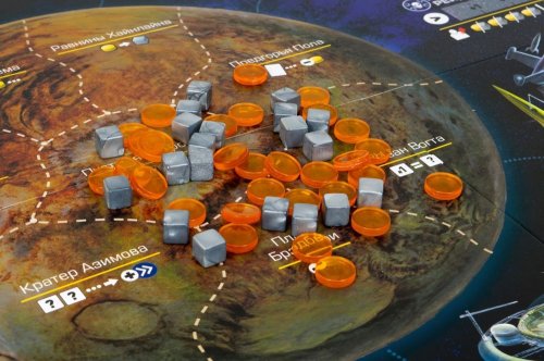 Настольная игра - Настольная игра Чужие рубежи (Alien Frontiers) RUS