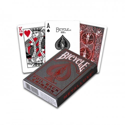 Игральные карты - Игральные Карты Bicycle Metalluxe Foil Back Crimson