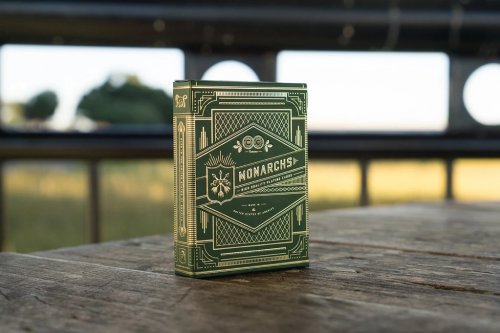 Игральные карты - Гральні Карти Theory11 Monarchs Green