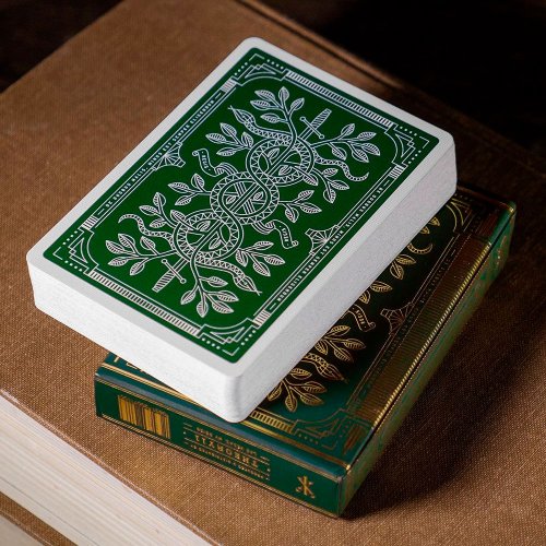 Игральные карты - Гральні Карти Theory11 Monarchs Green