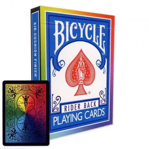Игральные карты - Гральні карти Bicycle Rider Back (Rainbow Black)