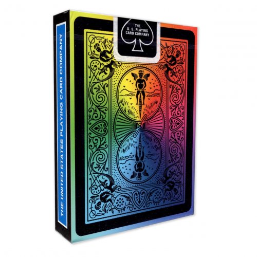 Игральные карты - Гральні карти Bicycle Rider Back (Rainbow Black)