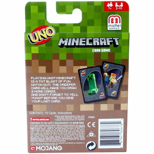 Настольная игра - Настольная игра Uno Minecraft