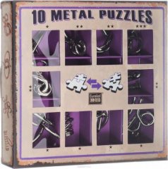  - 10 Metal Puzzles Purple (10 металевих пазлів. Фіолетова)