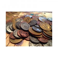  - Металеві монети для гри Виноробство (Viticulture Metal Lira Coins)