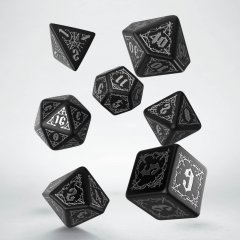  - Набір кубиків Bloodsucker Black & Silver Dice Set