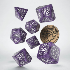 Аксессуары - Набір кубиків The Witcher Dice Set. Yennefer - Lilac And Gooseberries (Dice)