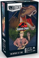  - Настільна гра Unmatched: Jurassic Park – Dr. Sattler vs. T. Rex