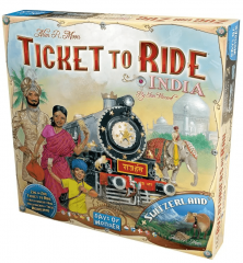 Настольная игра - Настільна гра Ticket to Ride: India & Switzerland (доповнення) ENG