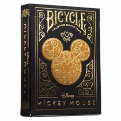 Игральные карты - Гральні карти Bicycle Disney Mickey Mouse inspired Black and Gold