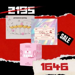  - НАБОР для девичника (Просекко Понг + Между нами, девочками + Party Time: Girls Edition)