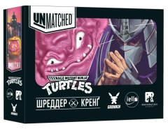  - Настольная игра Unmatched: Приключения. Шреддер и Крэнг